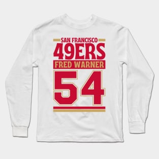 San Francisco 49ERS Warner 54 Edition 3 Long Sleeve T-Shirt